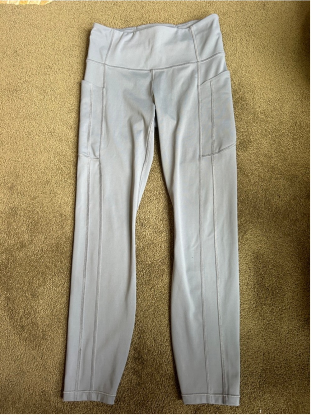 Women's Athleta Ultimate Stash High Rise 7/8 Legging S Coastline Blue - Picture 5 of 11